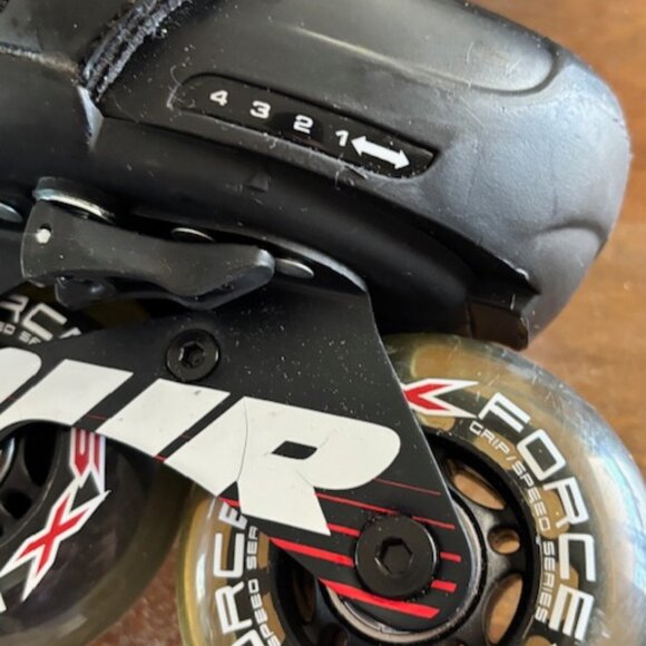Tour FB-225 Nano Tech In Line Skates Youth Adjustable Size 1-4 Tri Coil System - Picture 2 of 14